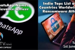 WhatsApp Names Grievance Officer, Sophos, a cybersecurity player, has announced India Tops List of 30 Countries Worldwide for Ransomware Attacks